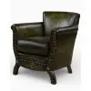 Remington Olive Leather Chair